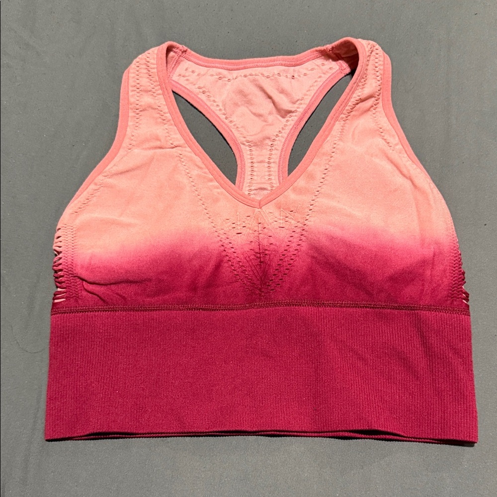 PINK Victoria's Secret Ombre Sports Bra